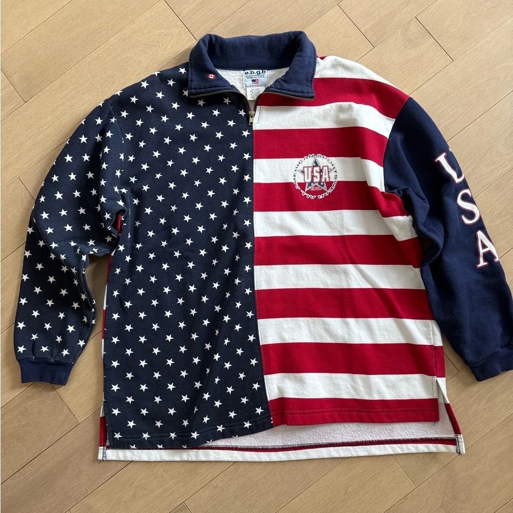 Patriotic USA Flag Sweatshirt